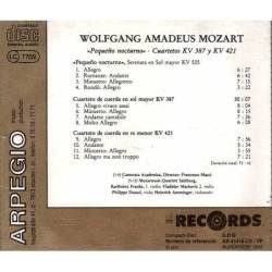 Wolfgang Amadeus Mozart - Pequeño Nocturno. Cuartetos KV 387 y KV 421. Arpege. CD