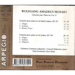 Wolfgang Amadeus Mozart - Concertos pour Piano Nos. 9 et 17. Arpege. CD