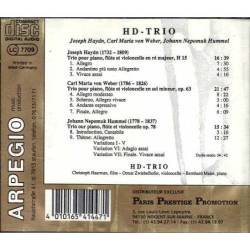 HD-Trio - Joseph Haydn, Carl Maria von Weber, Johann N. Hummel. Arpege. CD