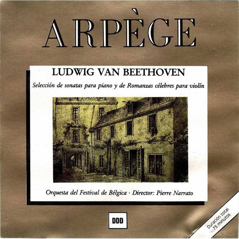 Ludwig van Beethoven - Selección de sonatas para piano y de Romanzas célebres para violín. Arpege. CD