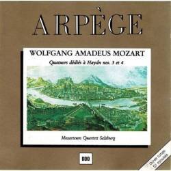 Wolfgang Amadeus Mozart - Quatours dédiés à Haydn nos. 3 et 4. Arpege. CD