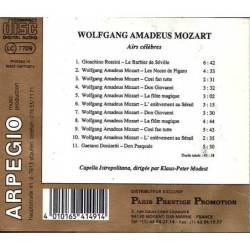 Wolfgang Amadeus Mozart - Airs célèbres. Arpege. CD