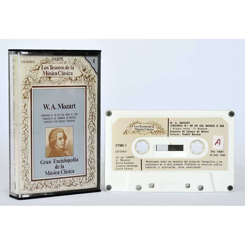 W. A. Mozart - Sinfonía No. 40 K 550. Rudolf Barshai. Casete