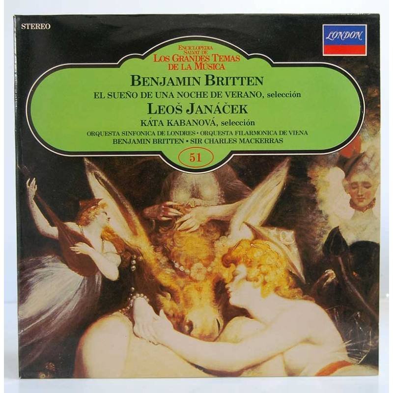 Benjamin Britten - El sueño de una noche de verano. Leos Janacek - Kata Kabanova LP