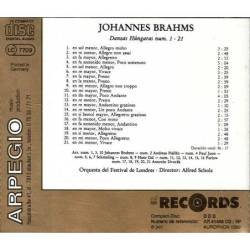 Johannes Brahms - Danzas Húngaras No. 1-21. CD