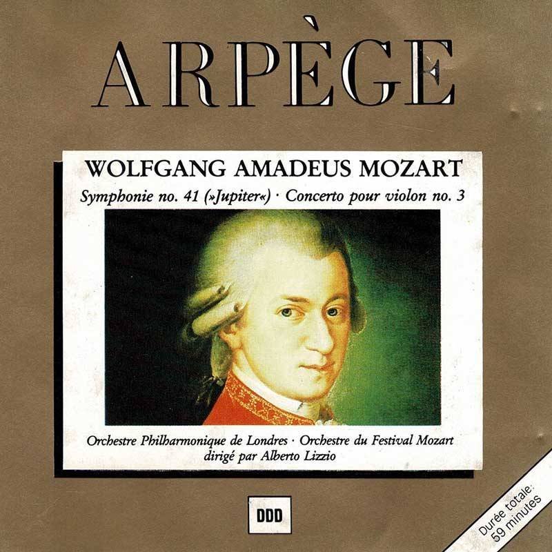 Wolfgang Amadeus Mozart - Symphonie No. 41 Jupiter. Concerto pour violon No. 3. Arpege. CD