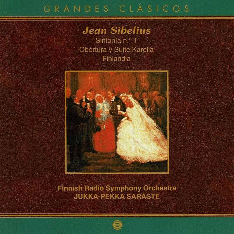 Jean Sibelius - Sinfonía No. 1. Obertura y Suite Karelia. Finlandia. Grandes Clásicos. CD