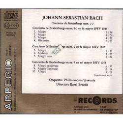 Johann Sebastian Bach - Conciertos de Brandenburgo num. 1-3. Arpege. CD