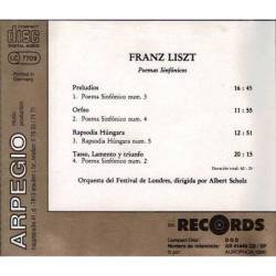 Franz Liszt - Poemas sinfónicos. Arpege. CD