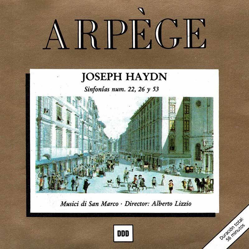 Joseph Haydn - Sinfonías num. 22, 26 y 53. Arpege. CD