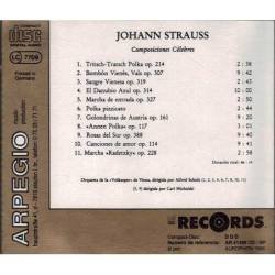 Johann Strauss - Composiciones célebres I. Arpege. CD