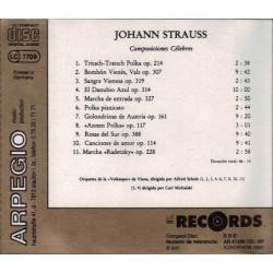 Johann Strauss - Composiciones célebres III. Arpege. CD