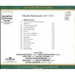 Claudio Monteverdi - Madrigali amorosi. Grandes Clásicos. CD