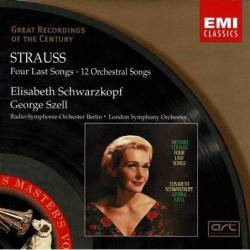 Strauss. Elisabeth Schwarzkopf. George Szell - Four Last Songs. 12 Orchestral Songs. CD