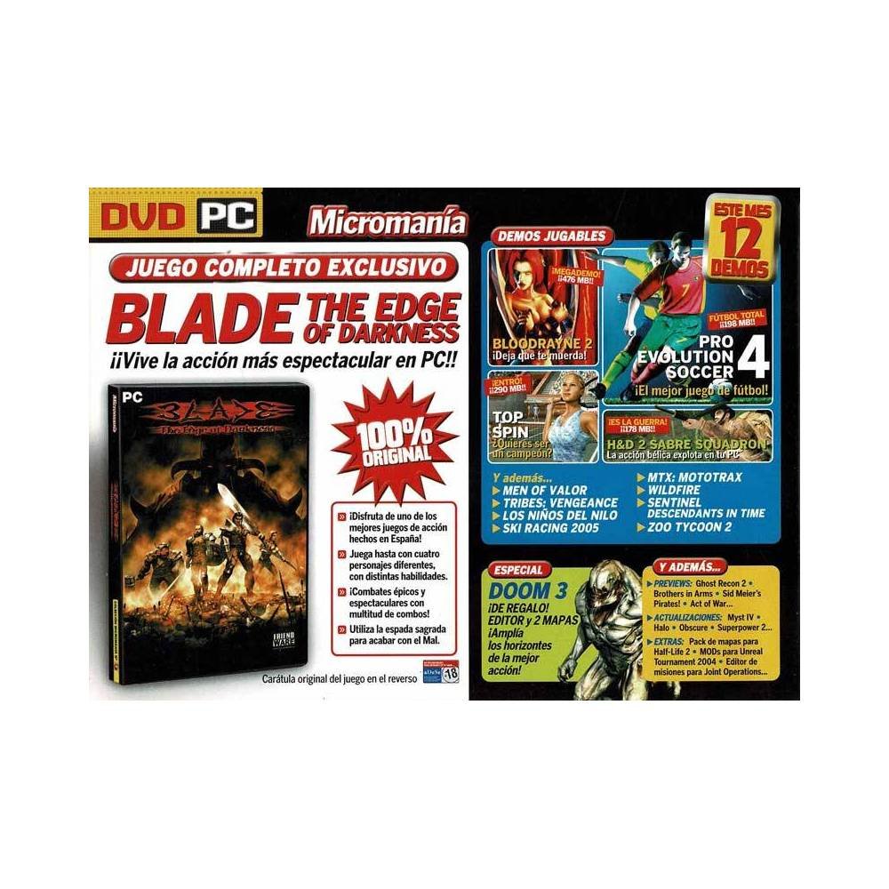 Blade. The edge of darkness. Micromanía No. 120. PC