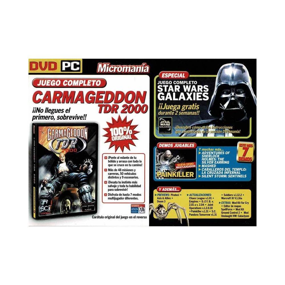 Carmageddon TDR 2000. Micromanía No. 116. PC