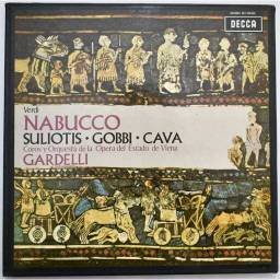 Verdi, Souliotis, Gobbi, Elena, Cava. Lamberto Gardelli - Nabucco. 3 x LP