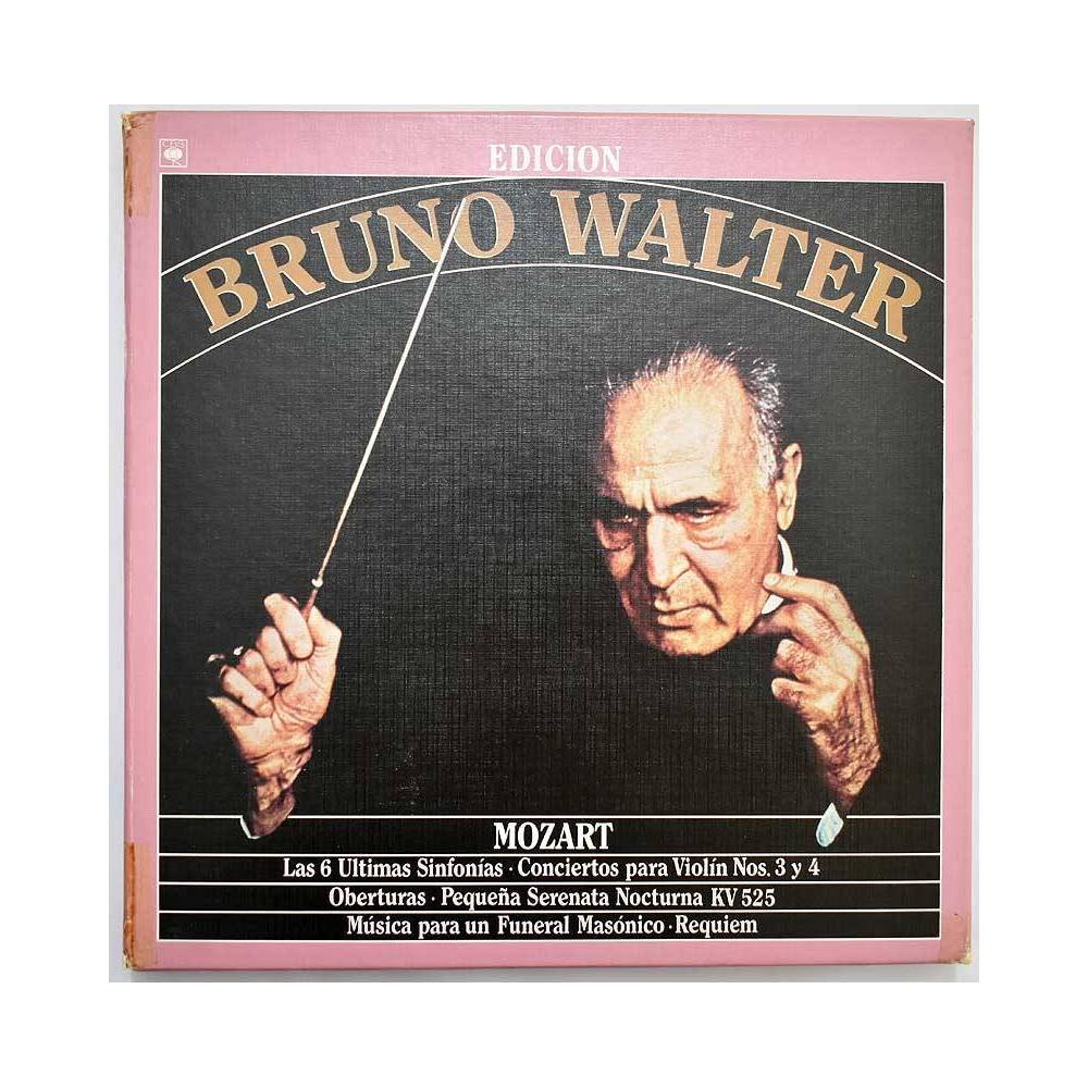 Mozart. Bruno Walter - Las 6 Ultimas Sinfonías. Conciertos para violín Nos. 3 y 4 y otras. 6 x LP