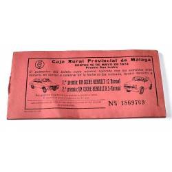 Librillo con 39 papeletas...