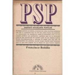 PSP. Partido Socialista Popular - Francisco Bobillo