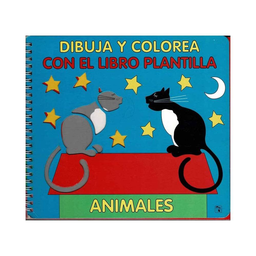 Dibuja y colorea con el libro plantilla. Animales