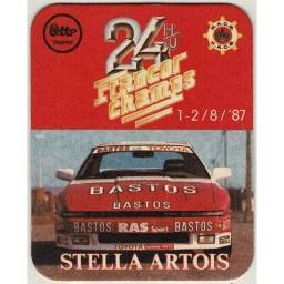 Posavasos Stella Artois. Francorchamps, 1987