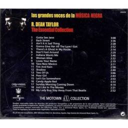 Las grandes voces de la Música Negra. R. Dean Taylor - The Essential Collection. CD