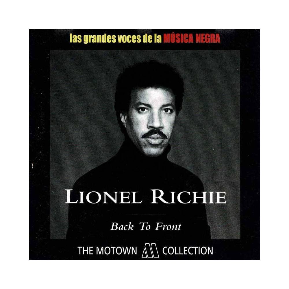 Las grandes voces de la Música Negra. Lionel Richie - Back to Front. CD