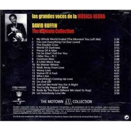 Las grandes voces de la Música Negra. David Ruffin - The Ultimate Collection. CD