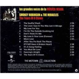 Las grandes voces de la Música Negra. Smokey Robinson & The Miracles - The Tears of a Clown. CD