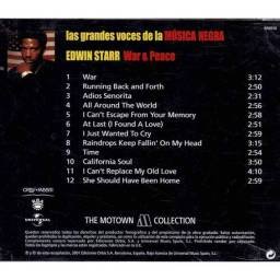 Las grandes voces de la Música Negra. Edwin Starr - War & Peace. CD