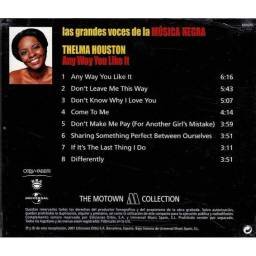 Las grandes voces de la Música Negra. Thelma Houston - Any Way You Like It. CD