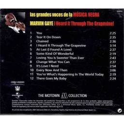 Las grandes voces de la Música Negra. Marvin Gaye - I Heard It Through The Grapevine!. CD