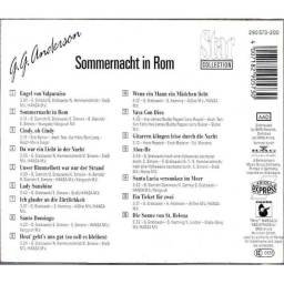 G.G. Anderson - Sommernacht In Rom. CD