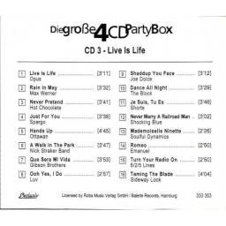 Die Große Party-Box. CD 3 - Live is Life