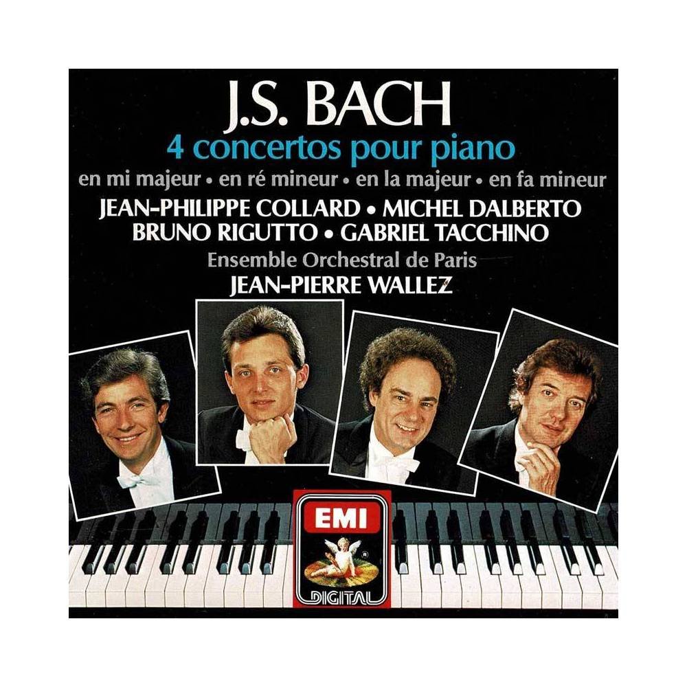 J.S. Bach. Collard. Dalberto. Rigutto. Tacchino. Wallez - 4 Concertos Pour Piano. CD