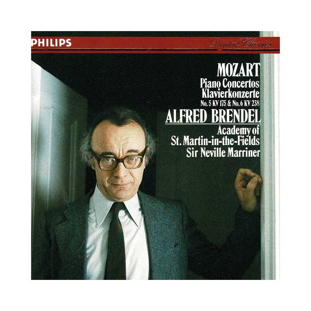 Mozart. Alfred Brendel - Piano Concertos. Klavierkonzerte No. 5 KV 175 & No. 6 KV 238. CD