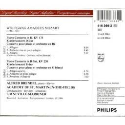 Mozart. Alfred Brendel - Piano Concertos. Klavierkonzerte No. 5 KV 175 & No. 6 KV 238. CD