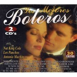 Los Mejores Boleros. Nat King Cole, Los Panchos, Antonio Machín... 2 x CD