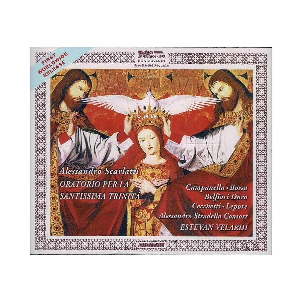 A. Scarlatti. Alessandro Stradella Consort, Estévan Velardi - Oratorio Per La Santissima Trinità. 2 x CD