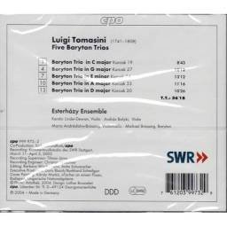 Luigi Tomasini. Esterházy Ensemble - Baryton Trios. CD