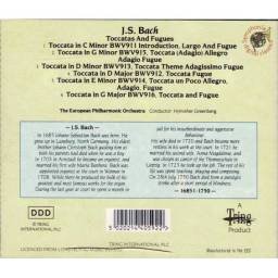 Johann Sebastian Bach - Toccatas And Fugues. CD