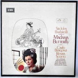 Puccini. Sir John Barbirolli. Carlo Bergonzi. Renata Scotto - Madama Butterfly. 3 x LP