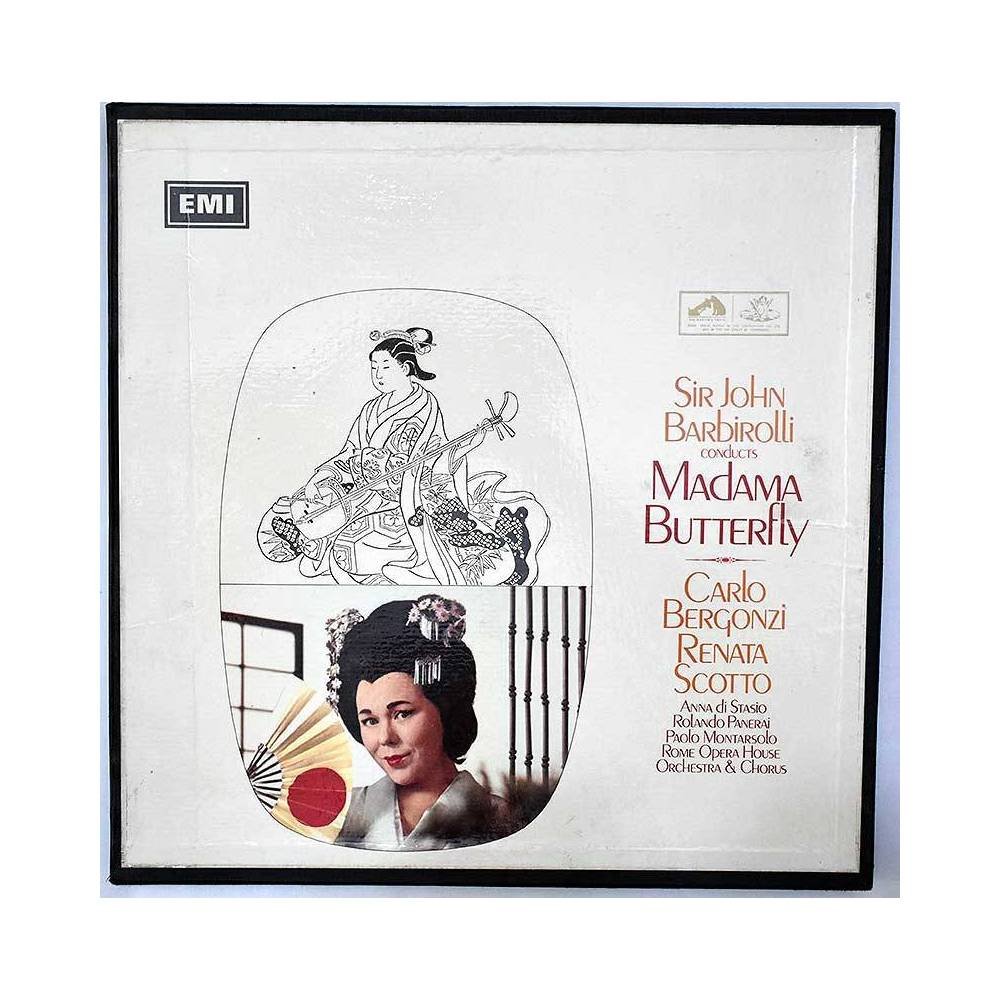 Puccini. Sir John Barbirolli. Carlo Bergonzi. Renata Scotto - Madama Butterfly. 3 x LP