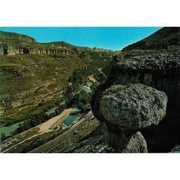 Postal Cuenca. Hoz del Río Júcar. Panorámica de la piscina municipal y playa del río No. 41