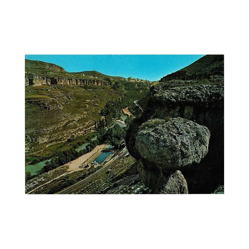 Postal Cuenca. Hoz del Río Júcar. Panorámica de la piscina municipal y playa del río No. 41