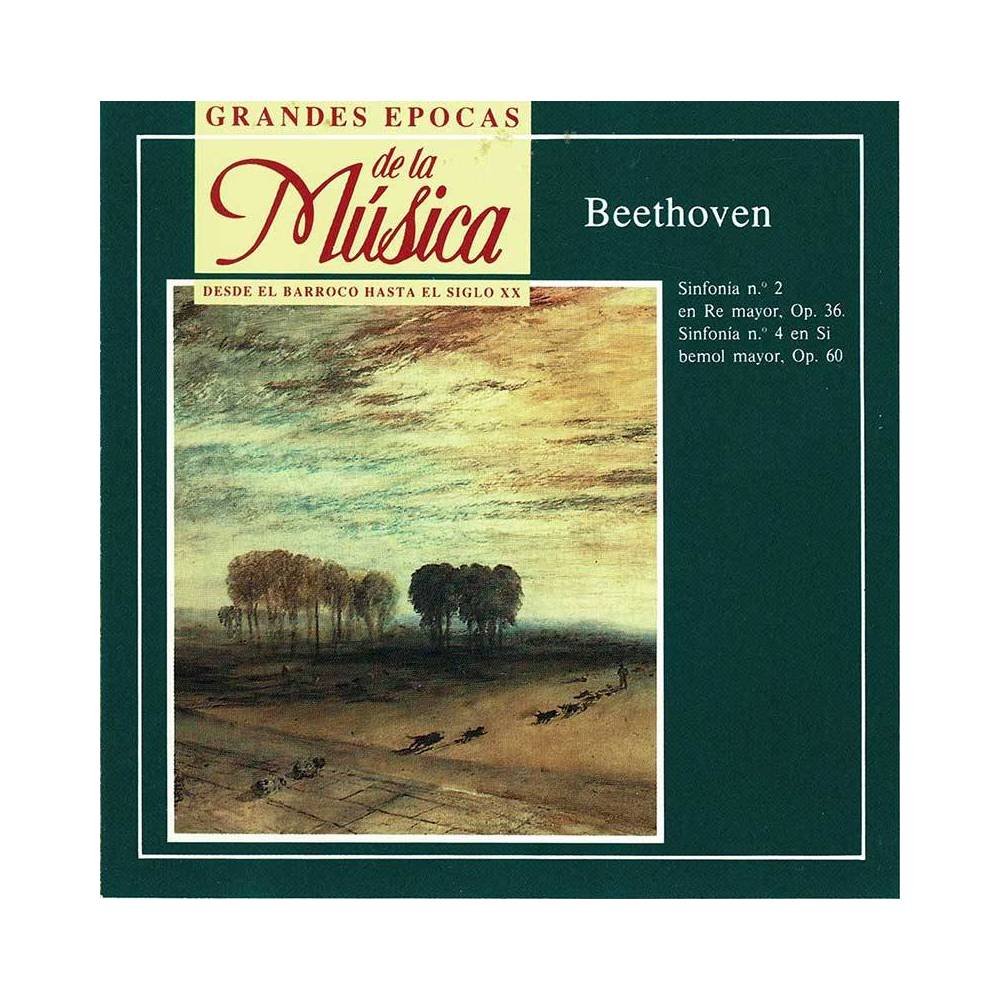 Grandes Épocas de la Música. Beethoven - Sinfonía No. 2 y No. 4. CD