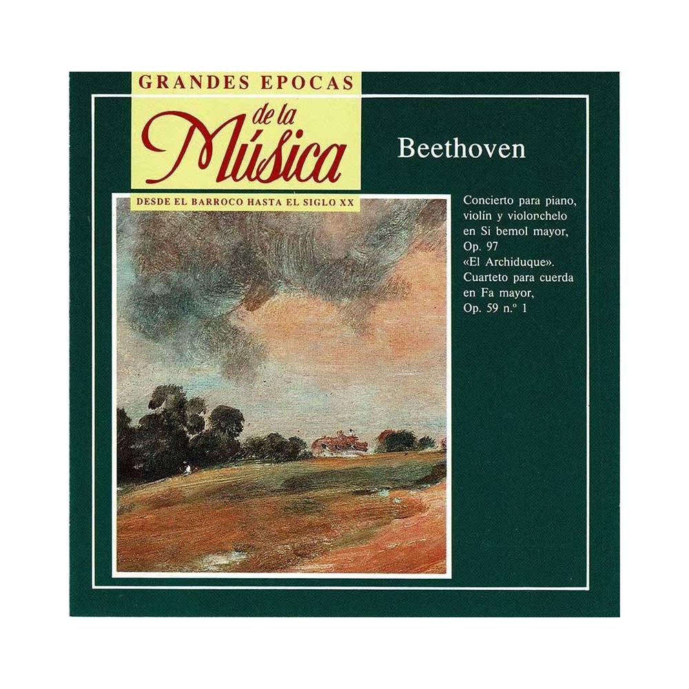 Grandes Épocas de la Música. Beethoven - Trio para piano Op. 97 Archiduque. Cuarteto para cuerda Op. 59. CD