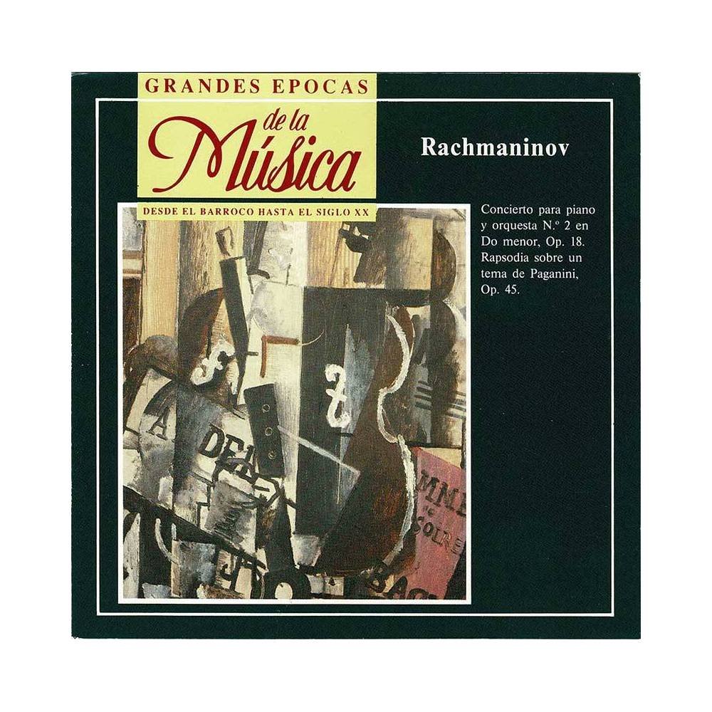 Grandes Épocas de la Música. Rachmaninov - Concierto para piano y orquesta No. 2. Rapsodia. CD