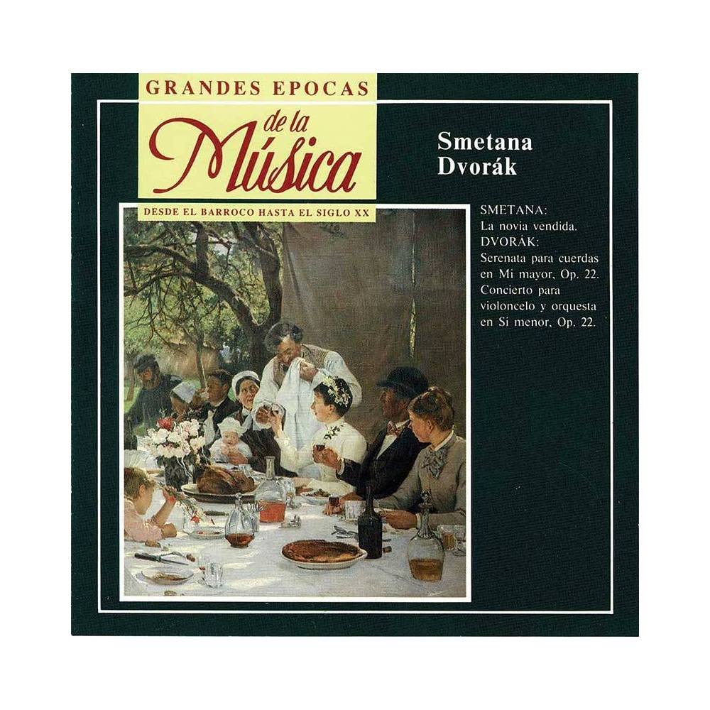 Grandes Épocas de la Música. Smetana. Devorák - La novia vendida. Serenata. Concierto violoncelo. CD